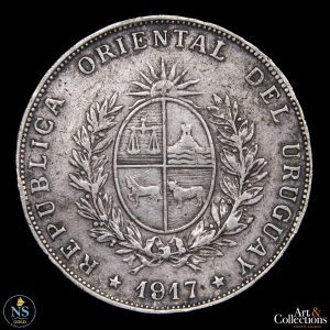 Uruguay 1 Peso 1917 km#23