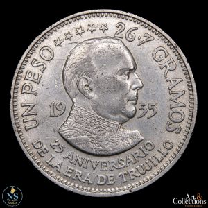 Republica Dominicana 1 Peso 1955 km#23