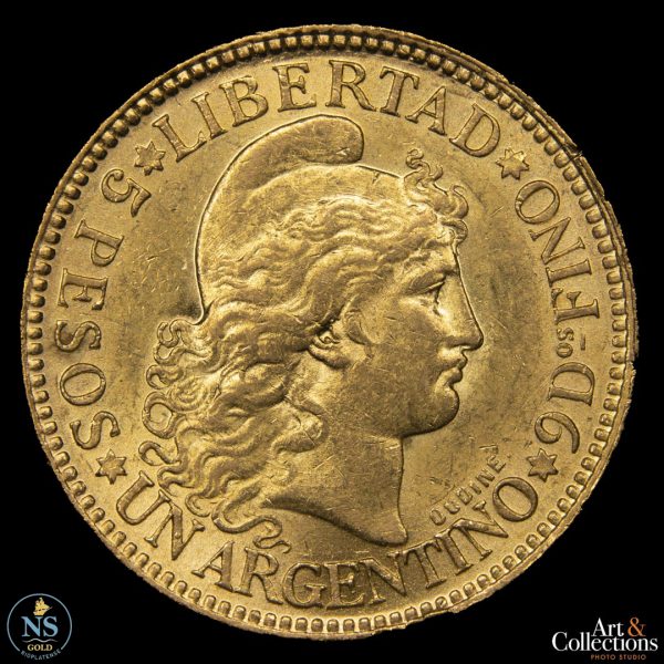 Argentina 5 Pesos (Argentino) 1896