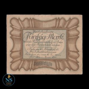 Alemania 50 mark P#65(4) 1918 VF