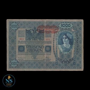 AUSTRIA-ALEMANA 1000 CORONA 1919 P#60 F-