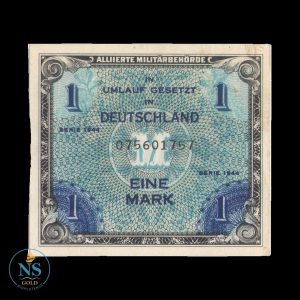 Alemania (Ocup. militar Aliada) 1 Mark P#192b 1944 (9 digitos) U.R.S.S