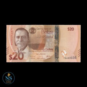 Belice 20 dolar P#w76 2025 unc