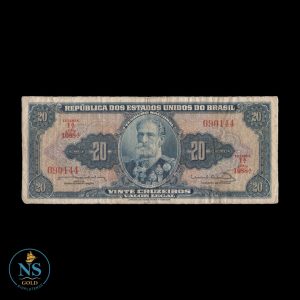 Brasil 20 cruzeiros P#168a 1961 f+