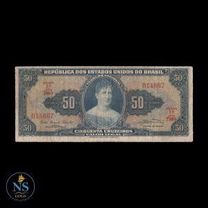 Brasil 50 cruzeiros P#169 1961