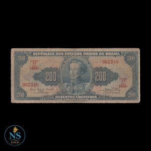 Brasil 200 cruzeiros P#171a 1961