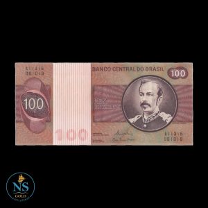 Brasil 100 cruzeiros P#195Ab 1981 aunc