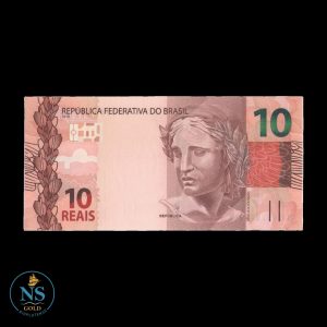 Brasil 10 reales P#254a 2010 UNC