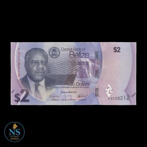 Belice 2 dolar P#w73 2025 unc