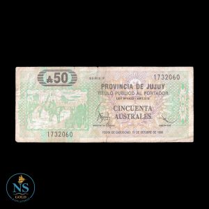 Jujuy 50 australes 1988 EC#017 F+