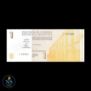 Cordoba 1 peso serie E 2002 UNC EC#276