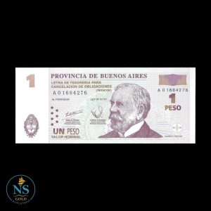 Buenos Aires 1 peso (patacon) aunc EC#211
