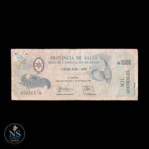 SALTA 1000 AUSTRALES 1989 EC#073 F-