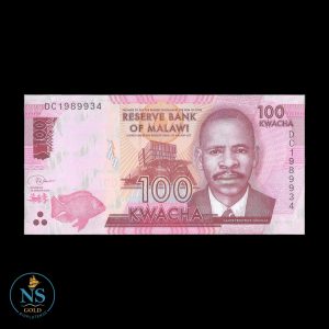 Malawi 100 KWACHA P#65e 2020 UNC