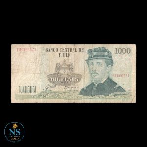 Chile 1000 PESOS P#154e 1993 F