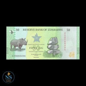 Zimbabwe 50 ZIG P#117 2026 UNC