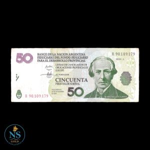 Lecop 50 pesos (MODIFICATORIOS) (REPOSICION) 2001 EC#208RM VF--