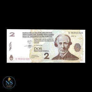 Lecop 2 pesos (REPOSICION) 2000 EC#200R XF-