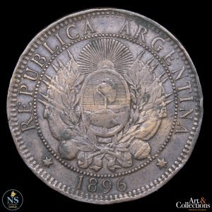 Argentina 2 centavos 1896 km#33